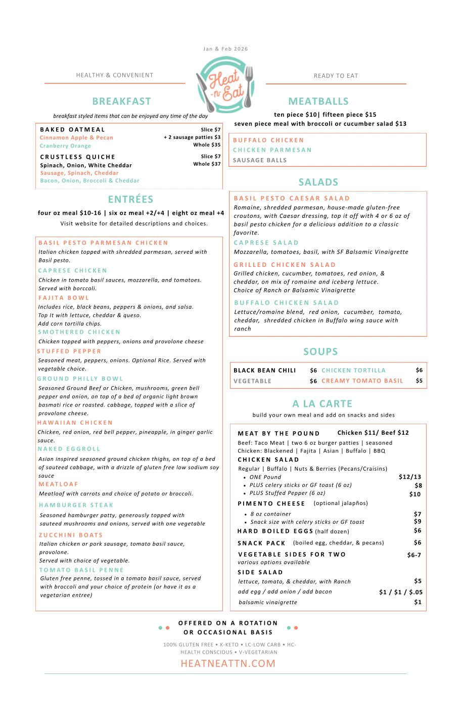 Heat N Eat - New Year, new menu! We're so excited to... | Facebook