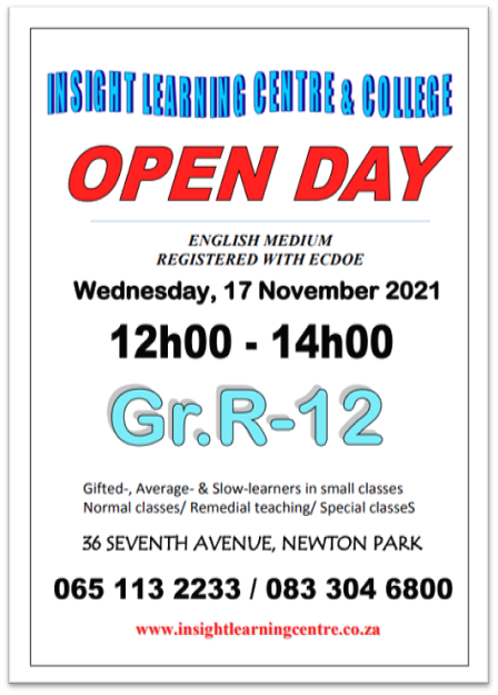 Insight Learning Centre & College | Port Elizabeth