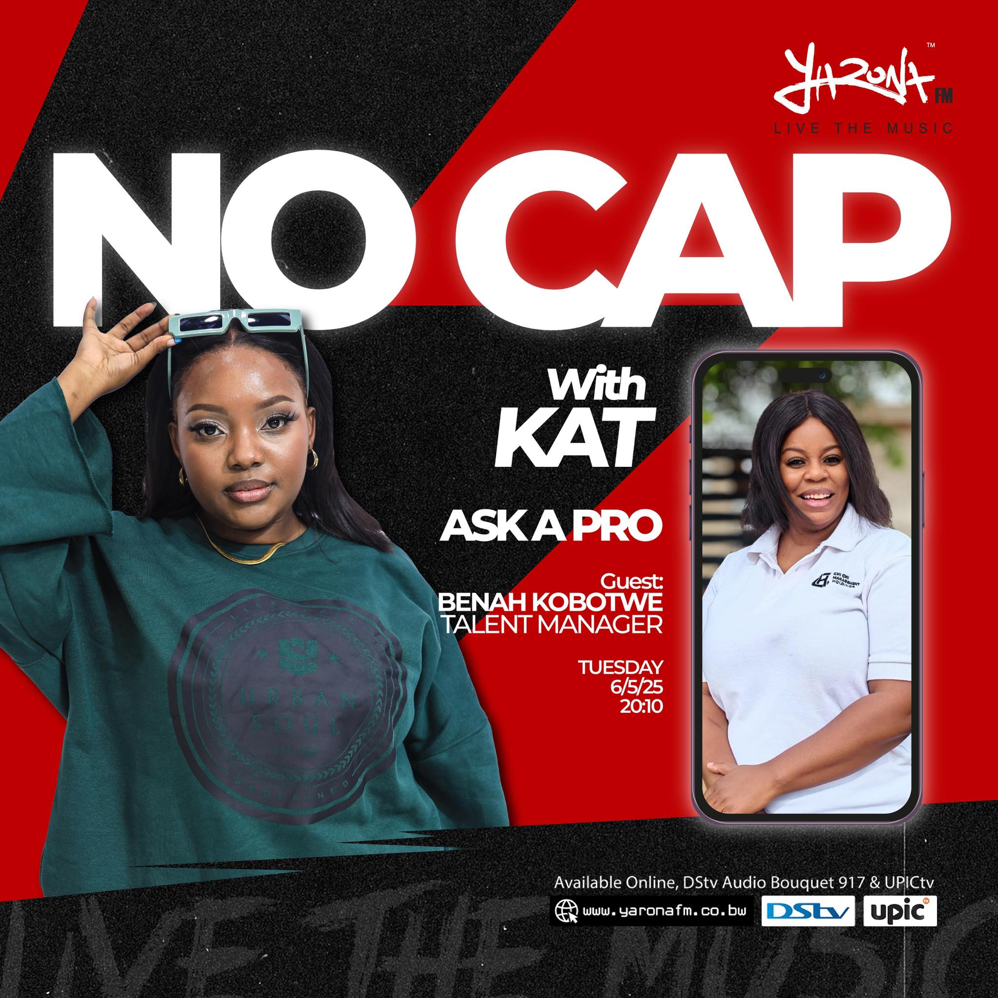 Yarona - Now on air: No Cap with KAT – Ask A Pro👷🏼 She’s managed stars ...
