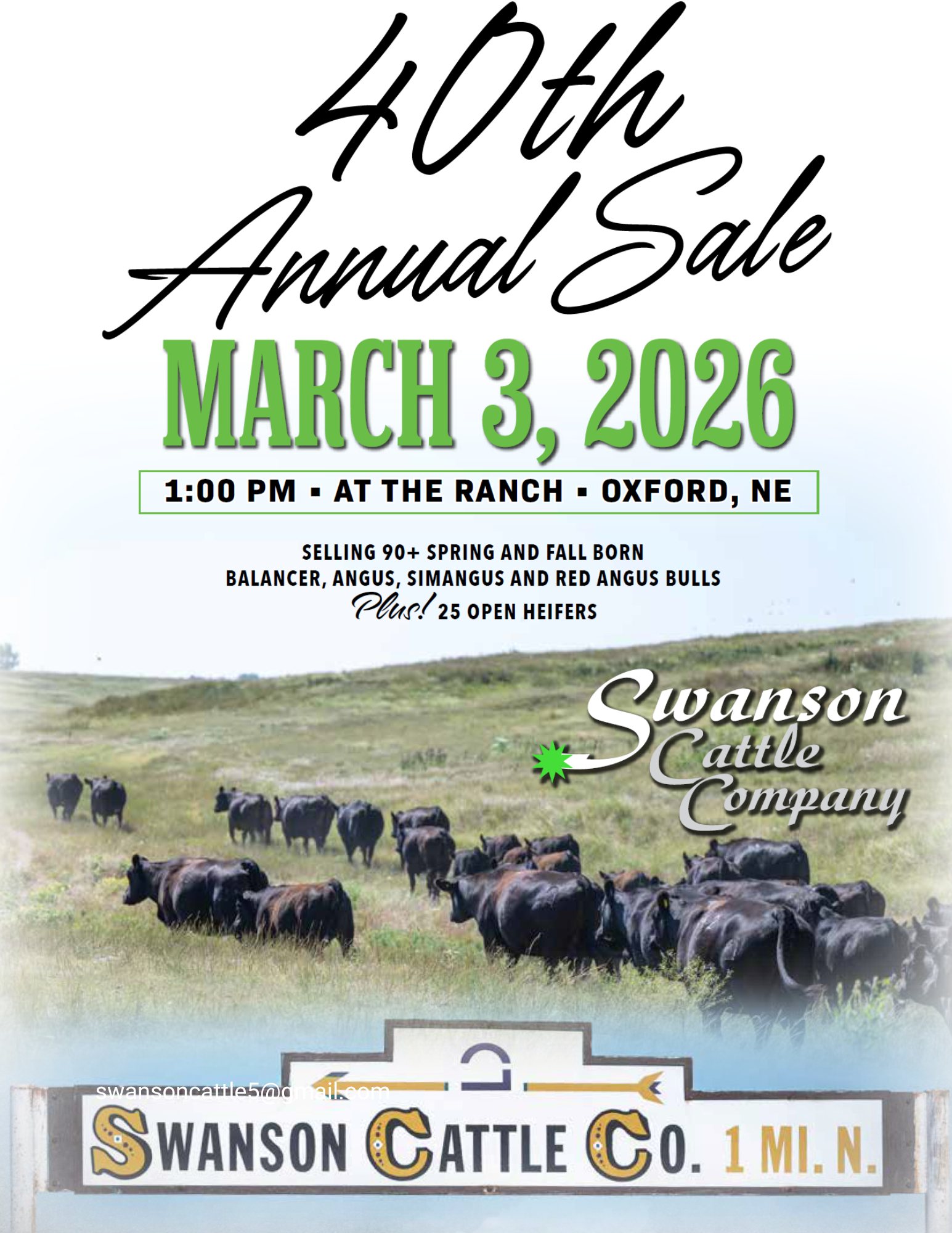 Swanson Cattle Company | Oxford NE