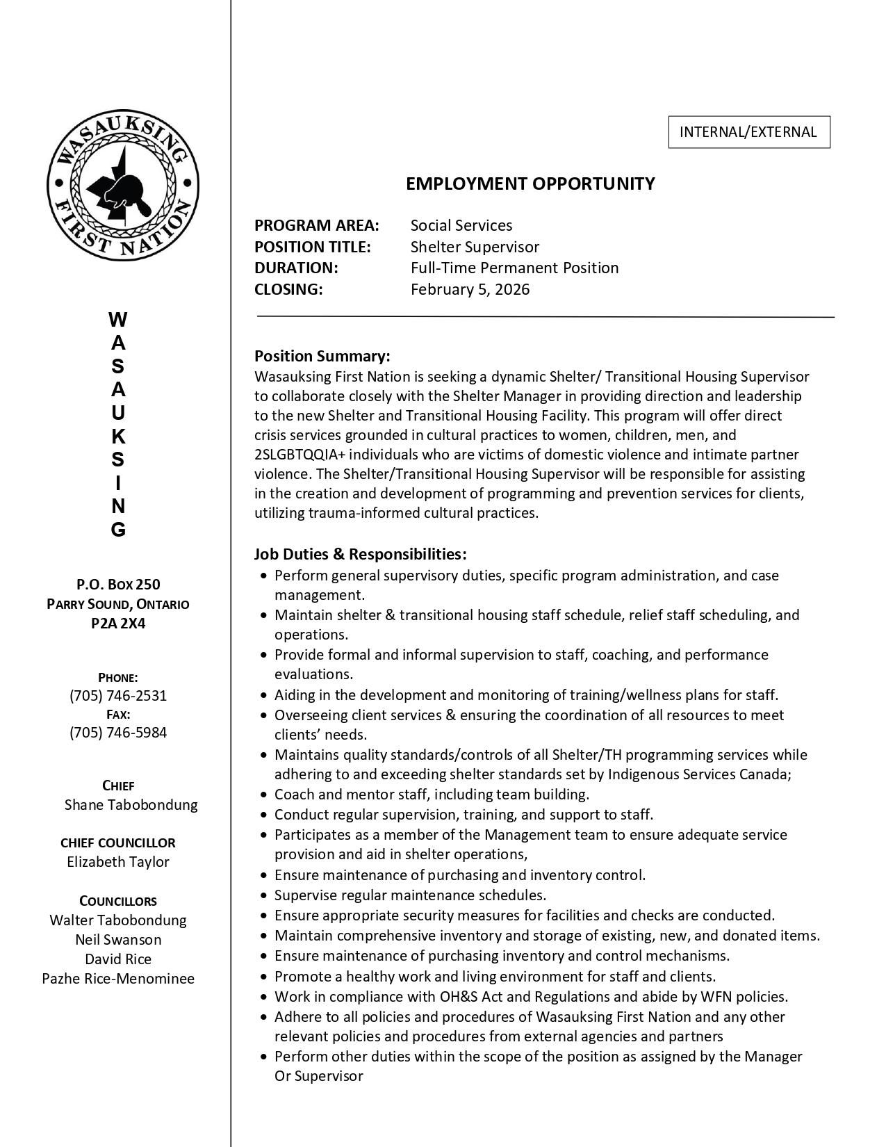 The WACC rink is... - Wasauksing First Nation Administration | Facebook