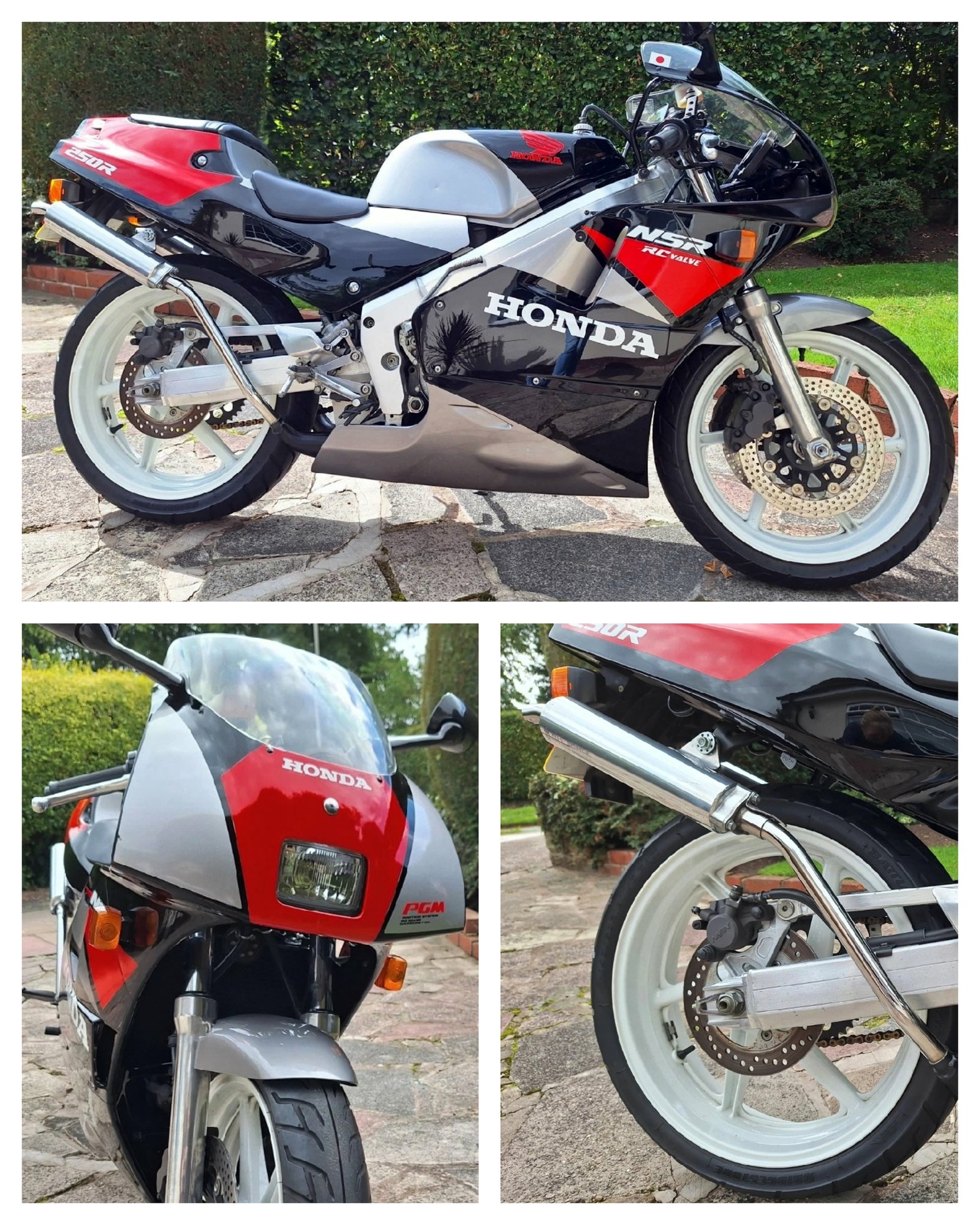 Honda NSR250 MC18. Love these Seed Racing colours and you don't