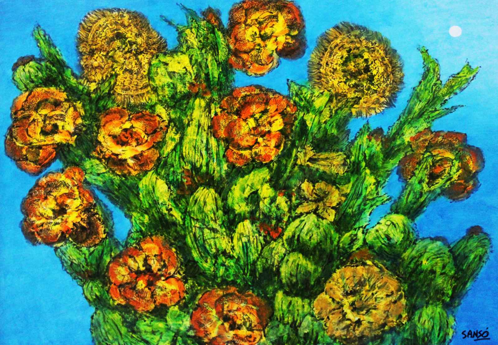 Arte Bettina Online - JAY RAGMA “Hope” Acrylic on Canvas 36 x 48 in ...