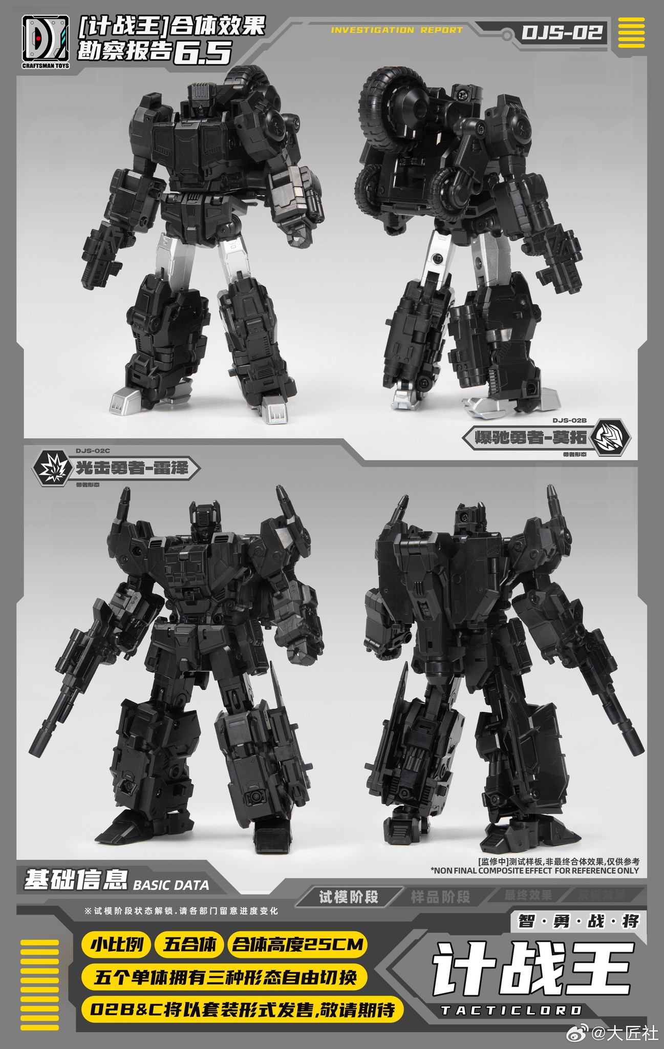 Craftsman toys DJS-02C explosive hero figures