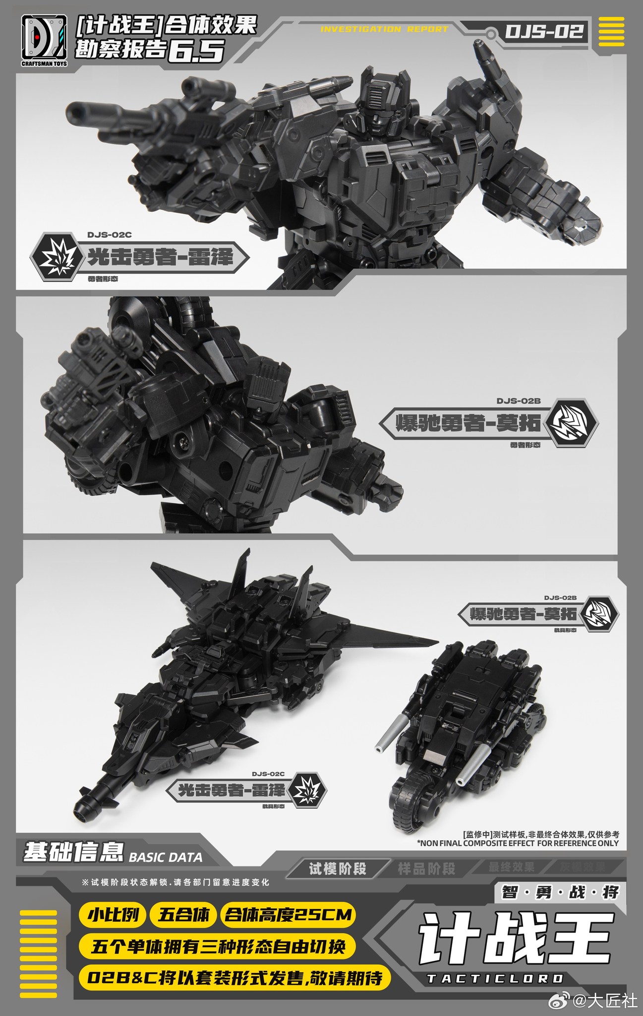 Craftsman toys DJS-02C explosive hero figures