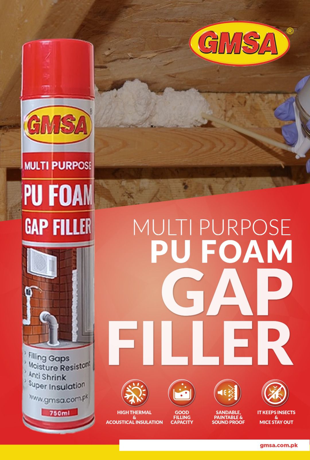 GMSA - Introducing PU Foam Gap Filler, The Multi purpose Adhesive # ...