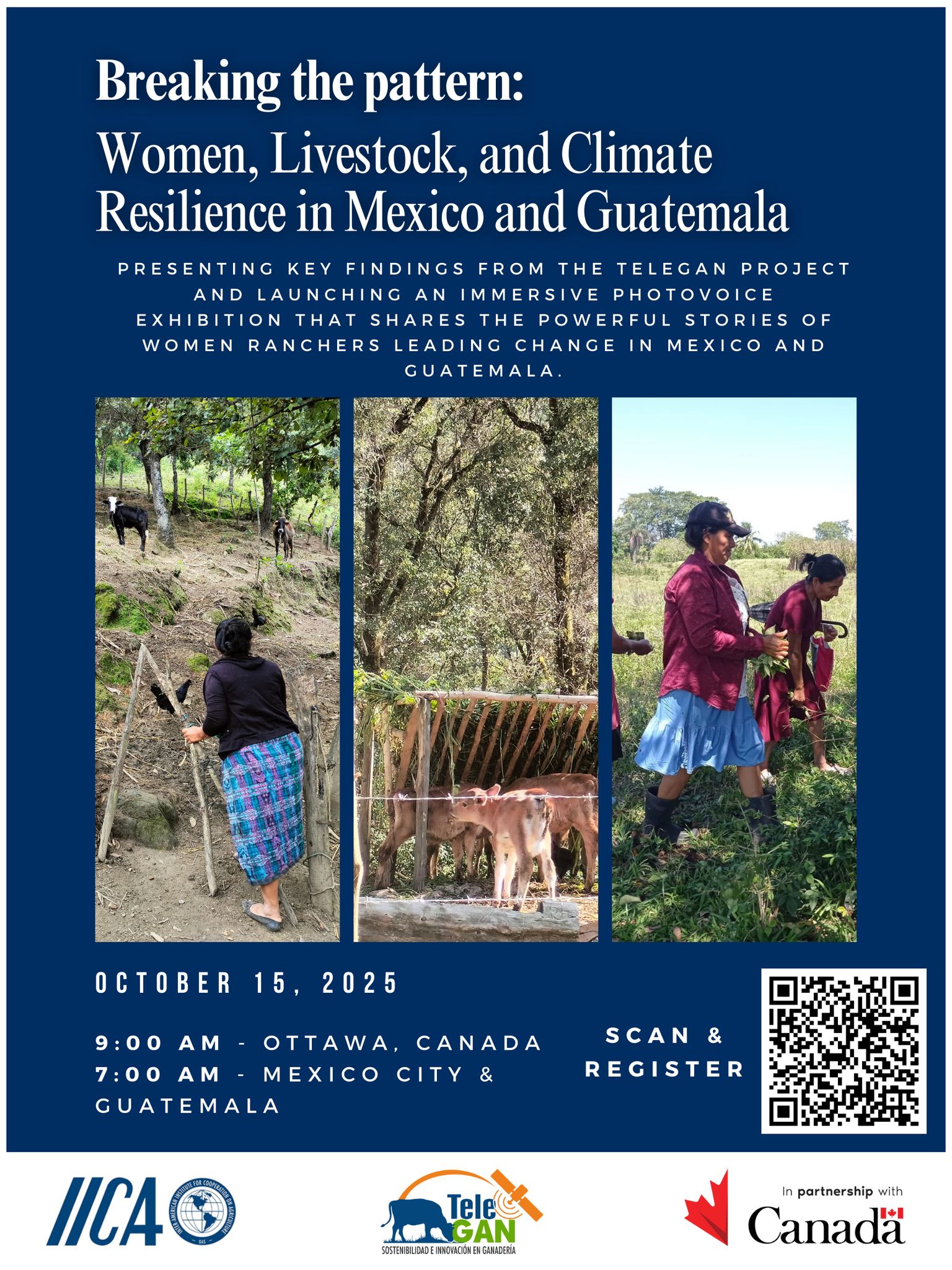 IICA Canada - 🌍 Breaking the pattern: Women, Livestock,... | Facebook