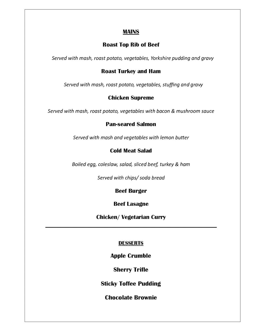 The Castletown Inn | Celbridge