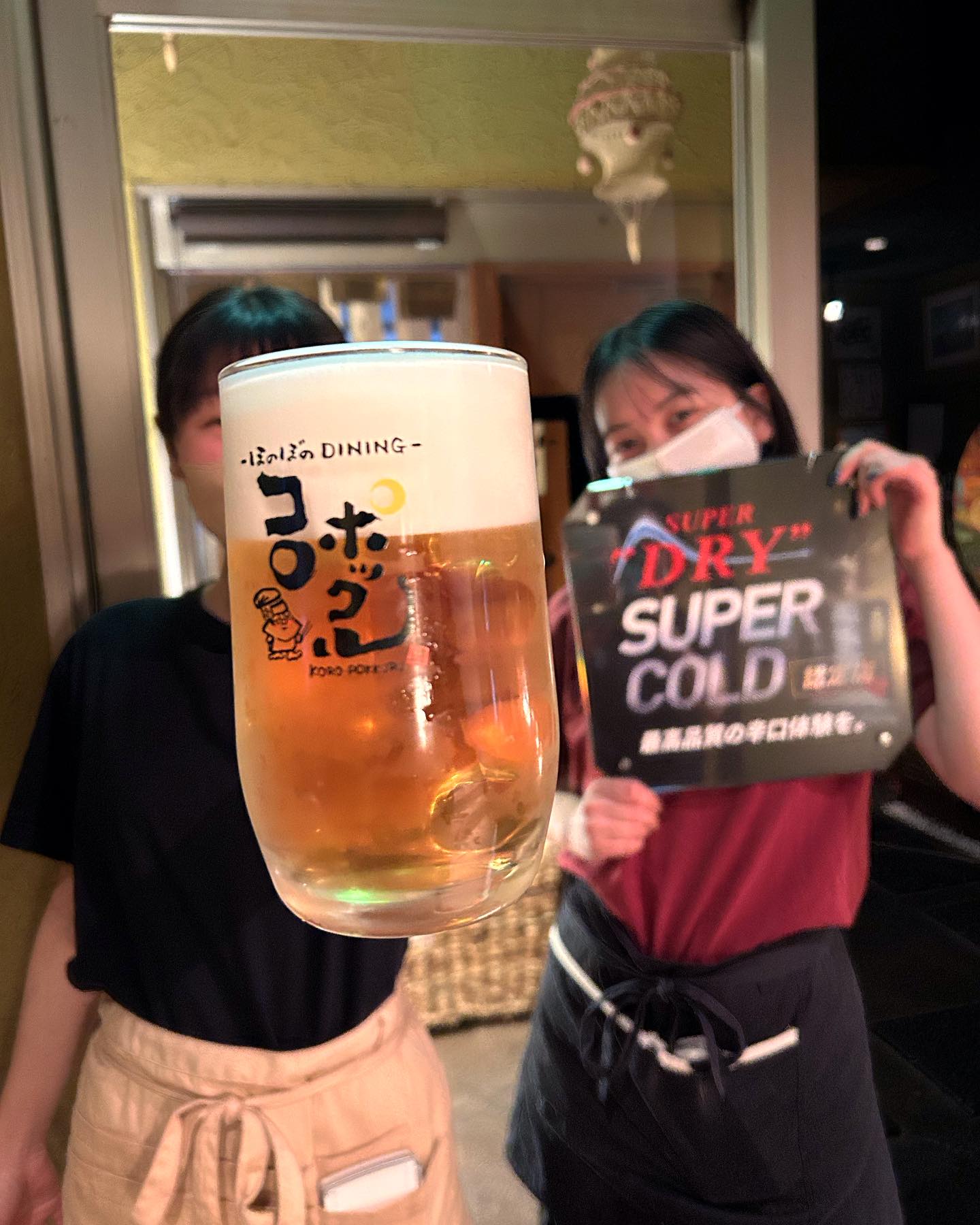 Asahi SUPER”DRY” SUPER COLD 認定店 アサヒビール様より新たな称号を