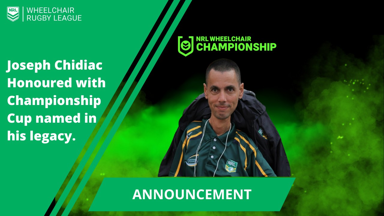 NRL - Honoured and proud. The LCA NRL Wheelchair National Championship ...