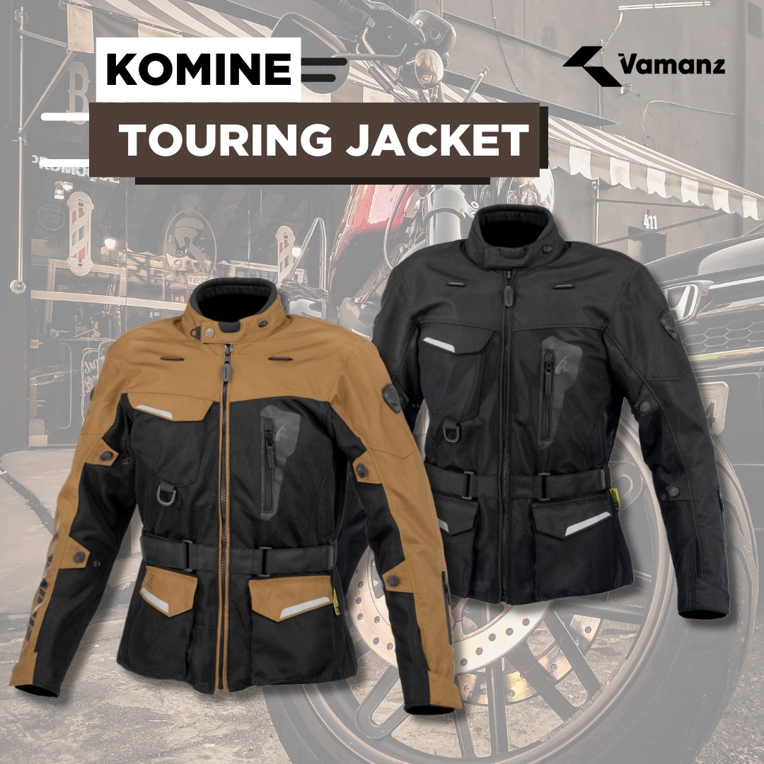 Komine JK-172 motorcycle adventure mesh jacket review
