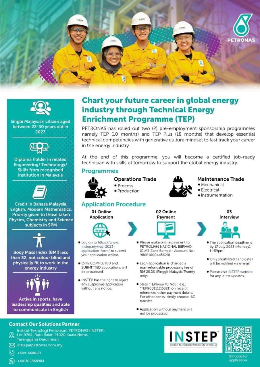 intitut teknologi petroleum petronas INSTEP.intake JAN2010