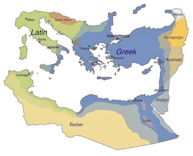 World GeoDemo - 😱🌿A linguistic map from the year 550 AD.🤔 | Facebook