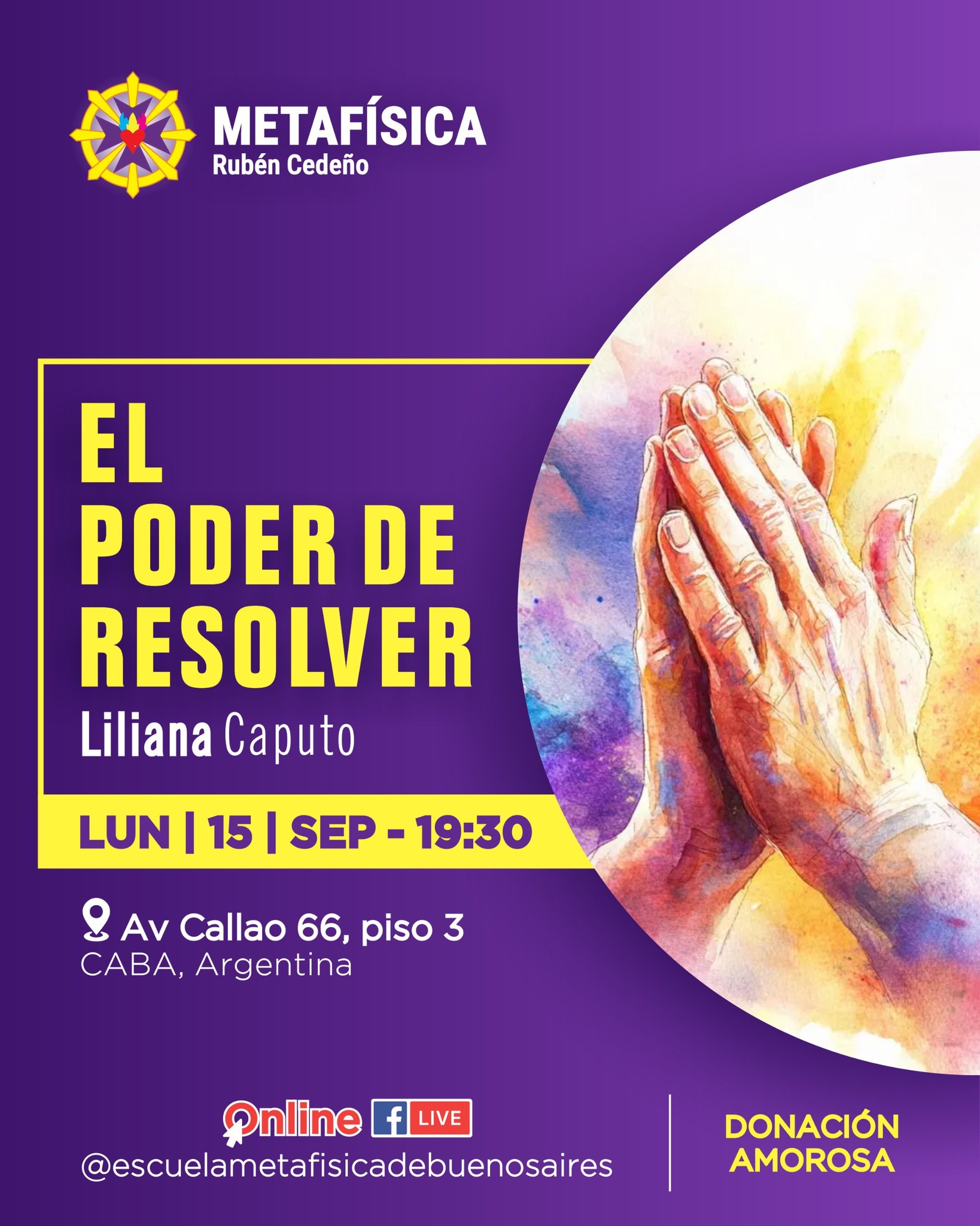 METAFISICA - SIETE PASOS PARA CAMBIAR TU VIDA Fernando Candiotto Jueves ...