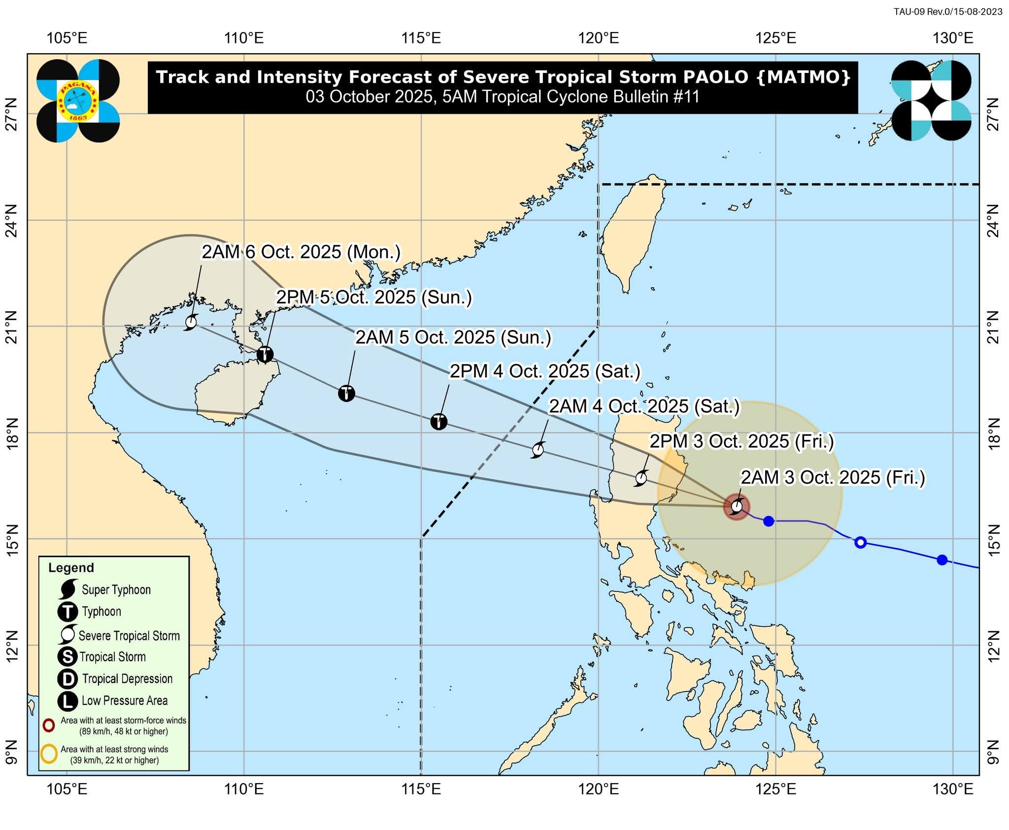 Philippine - Severe Tropical Storm #PaoloPH (international name Matmo ...