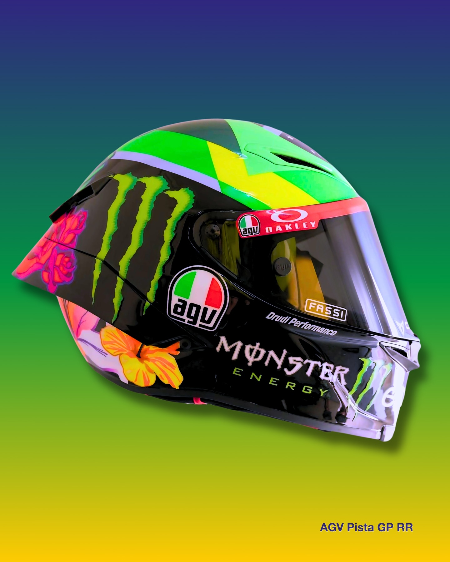 agv helmet monster energy design 2021 Valentino Rossi Signed Rare Yamaha MotoGp Replica Rider : @marcobez72 Team :