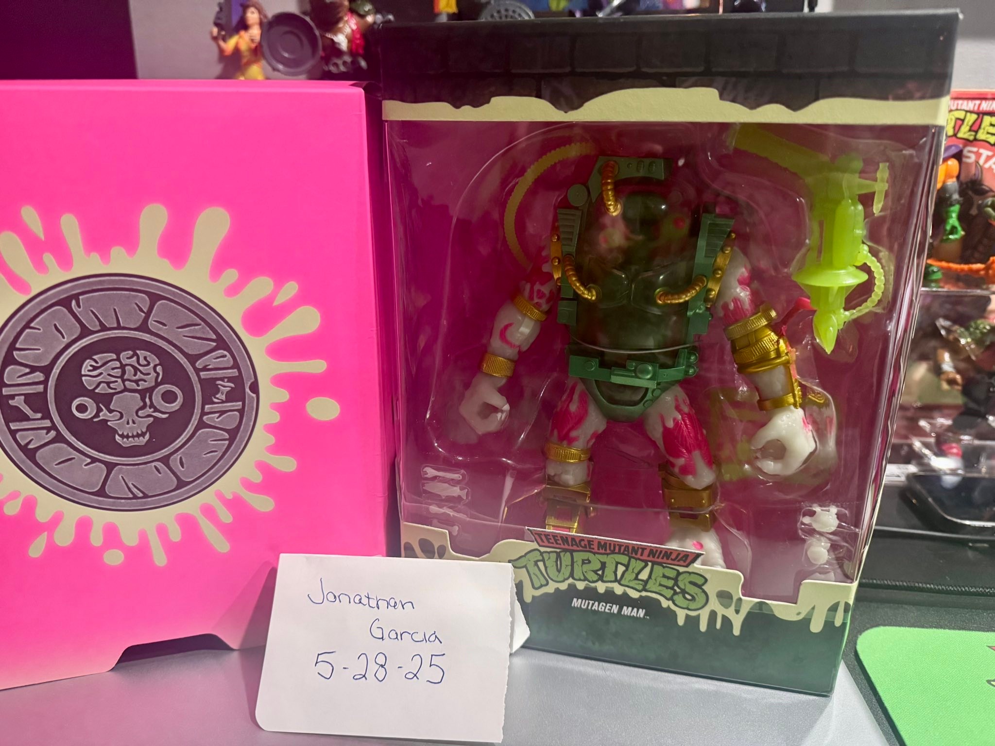 Vintage TMNT Krang 14 Back Unpunched MOC Action Figure. Released