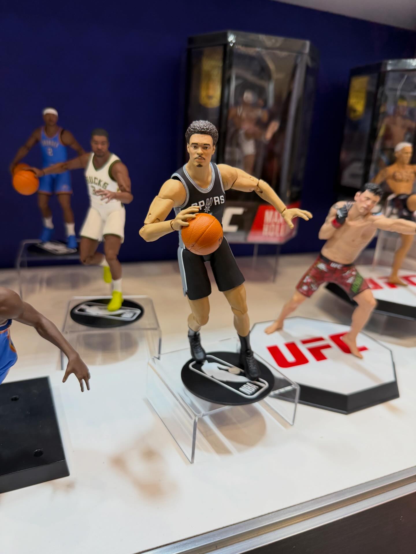 McFarlane Toys 6-inch basketball figures with magnetic detail