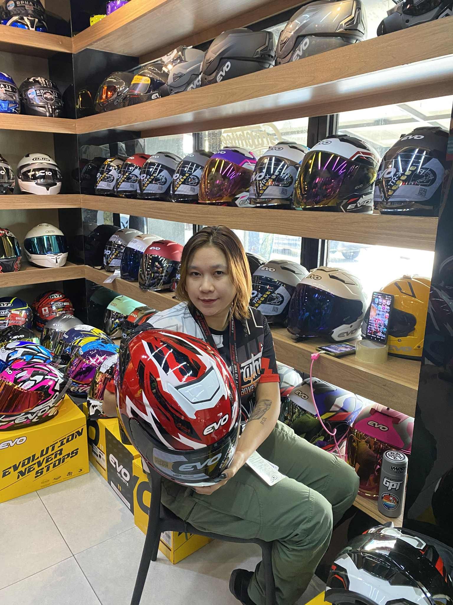 bell half cap helmet 500-TX Open Face in stock @ Discovery Parts 1 card suitable for unisex wear. Claudia Canova mini backpack Color:TNF Black IWD Print/TNF Black
