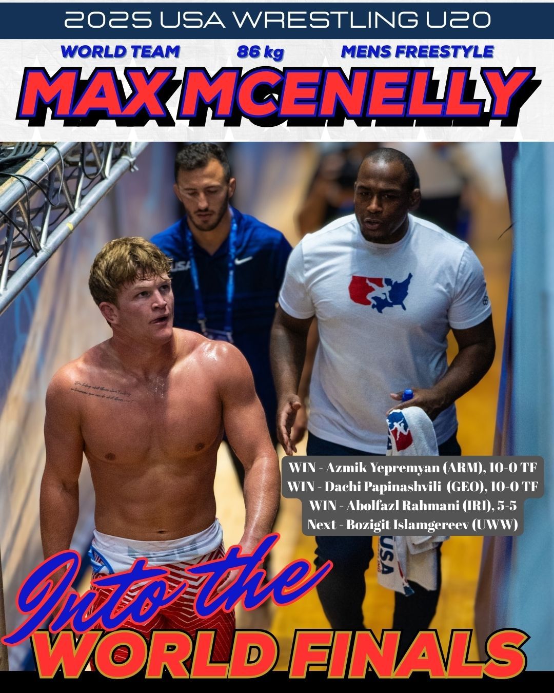 Maxwell Mcenelly wins bronze in wrestling