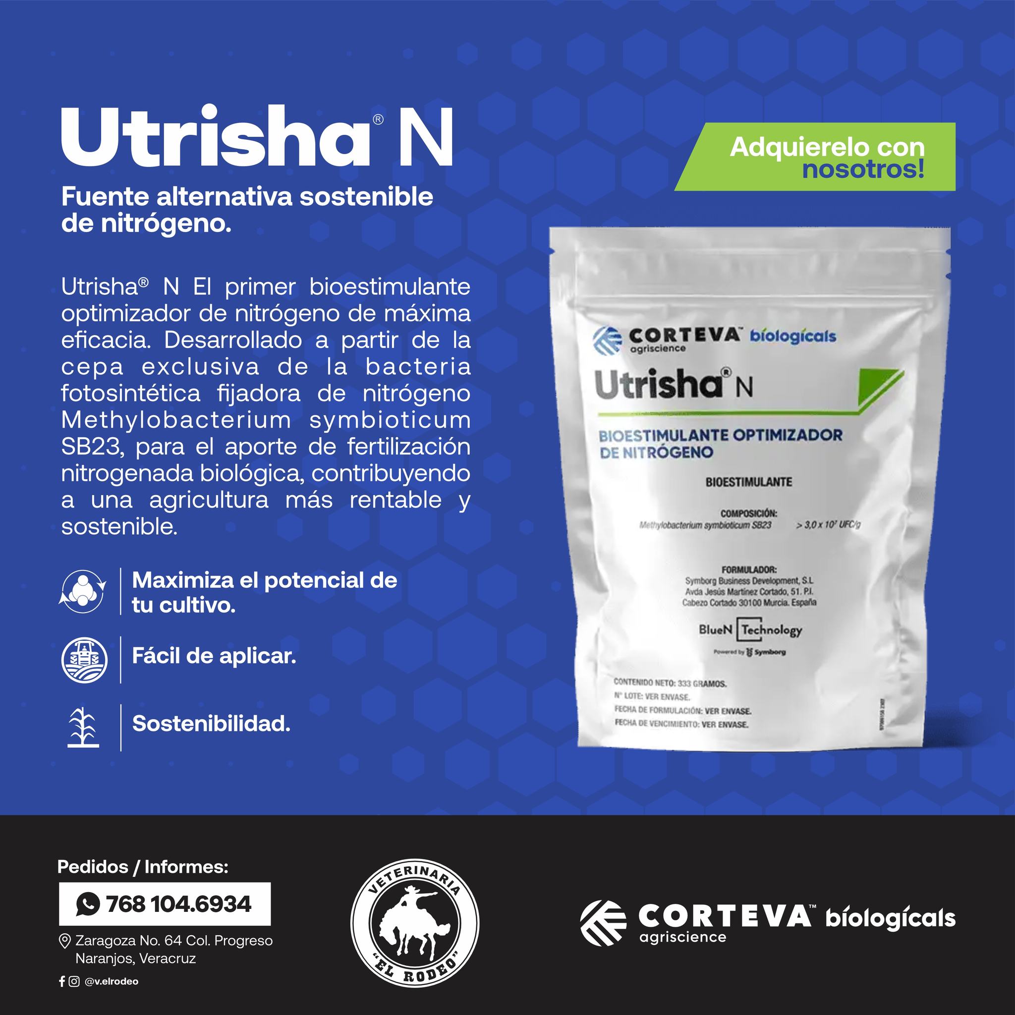 Veterinaria - Utrisha® N El primer bioestimulante optimizador de ...