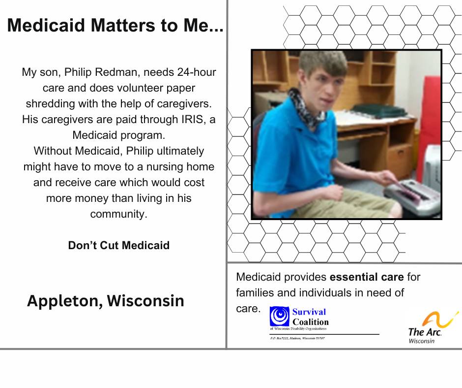 Wisconsin - Medicaid matters to Rich in Appleton, his son Philip and ...