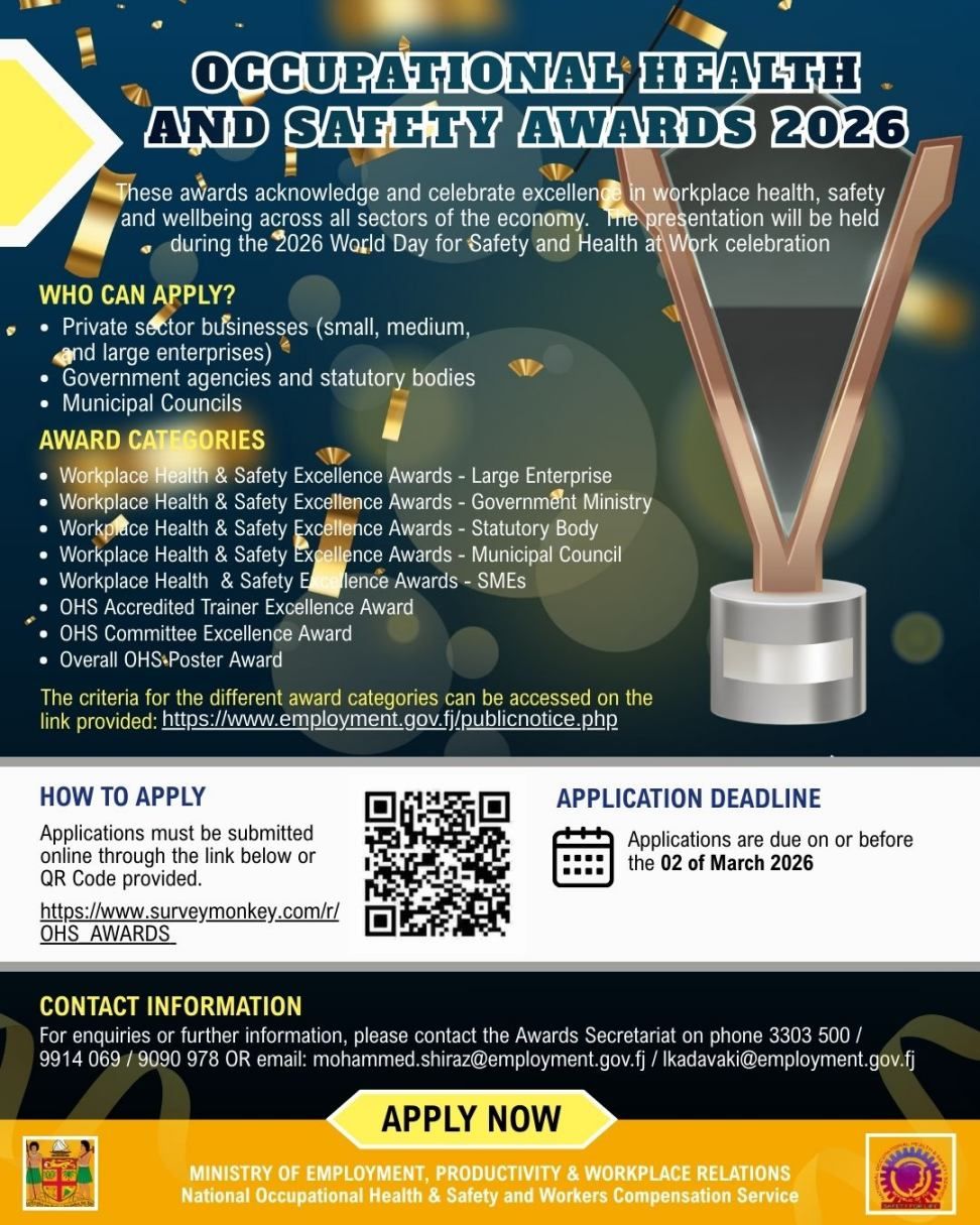 📢 Call for Applications – Workplace Health and Safety Excellence Awards ...