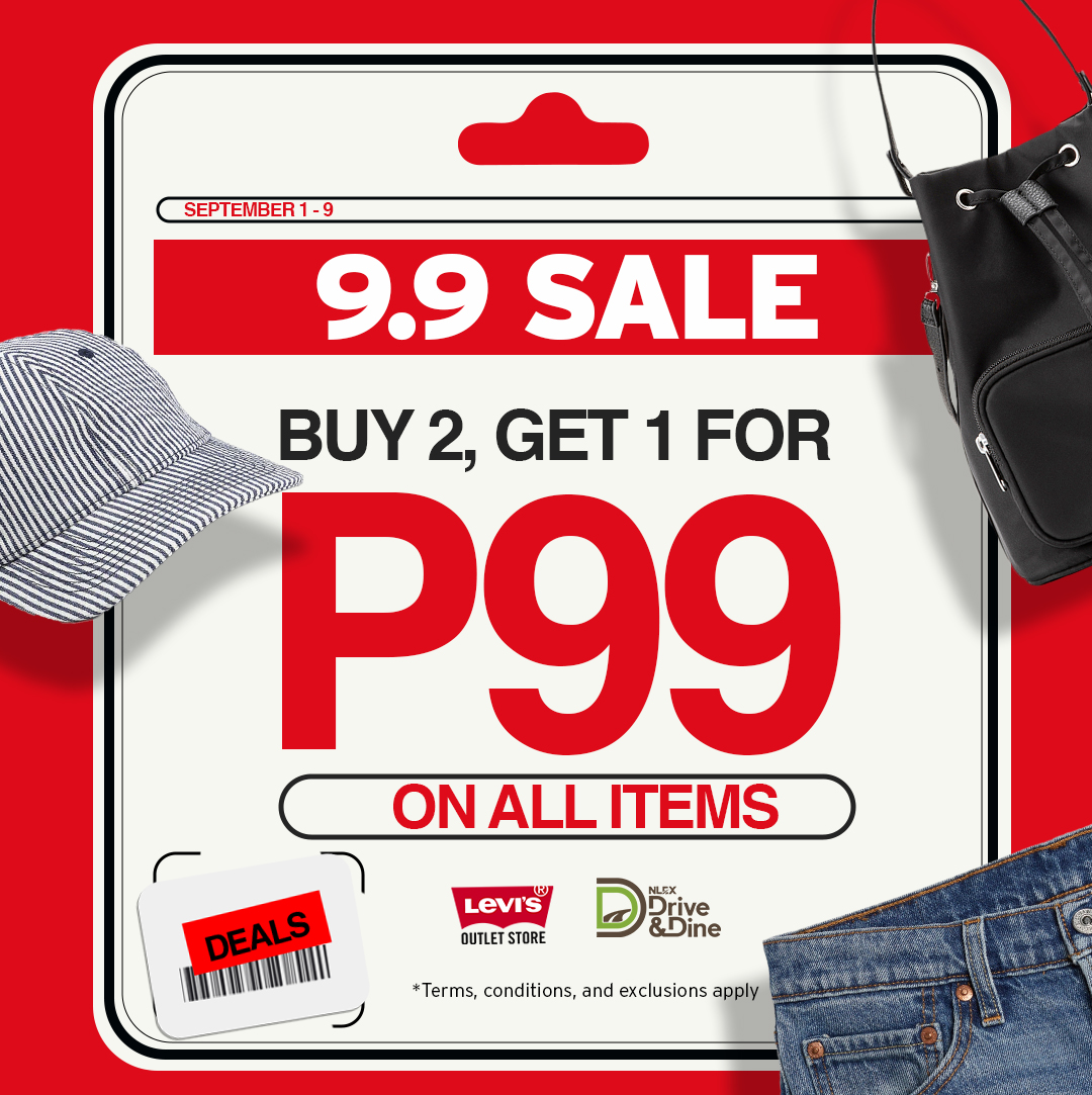 NLEX - 9.9 SALE 📢📢 The BER months bring BIG steals at Levi’s Outlet ...