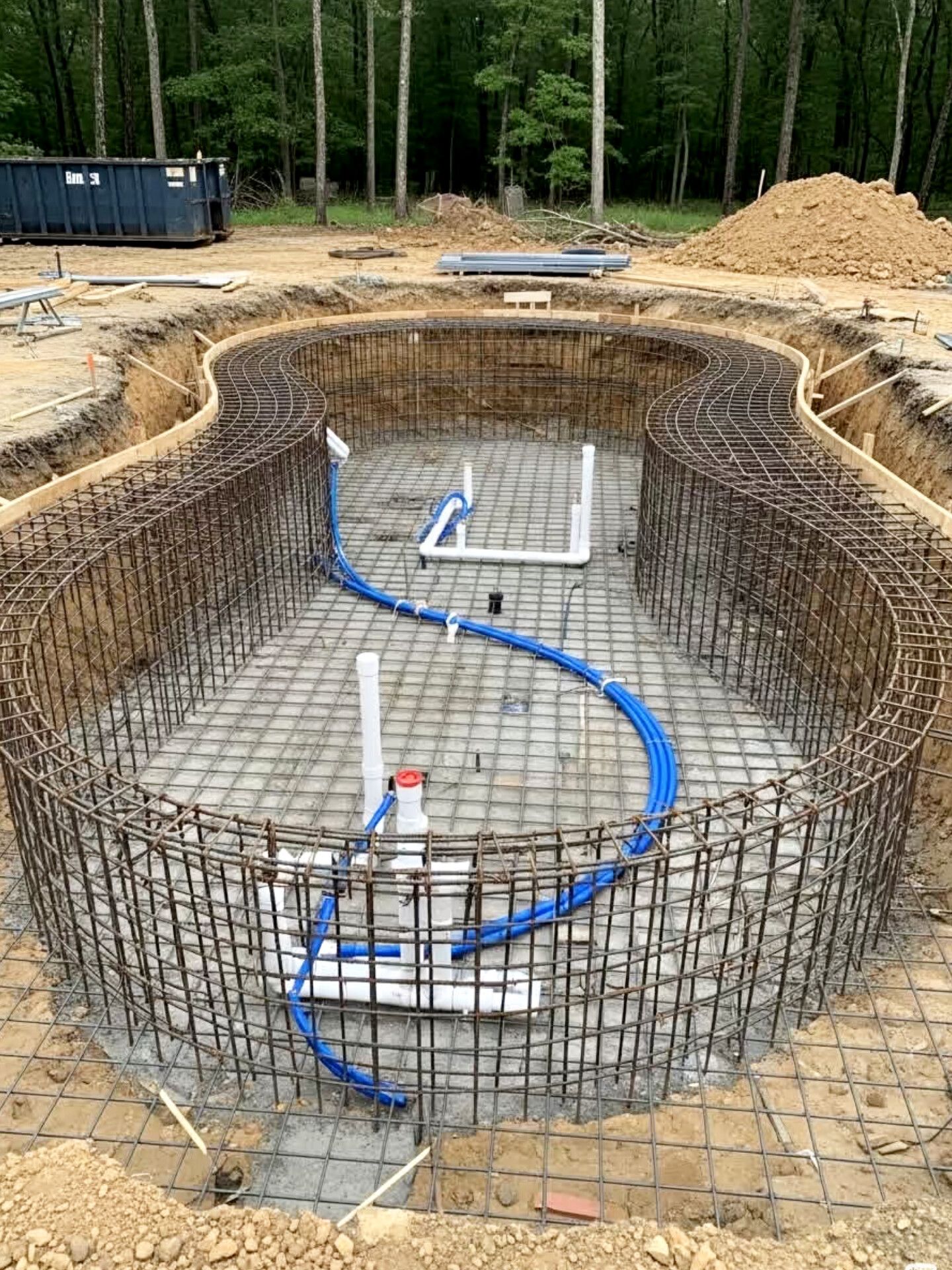 Civil - Swimming Pool Reinforcement Work #Swimmingpool #reinforcement # ...