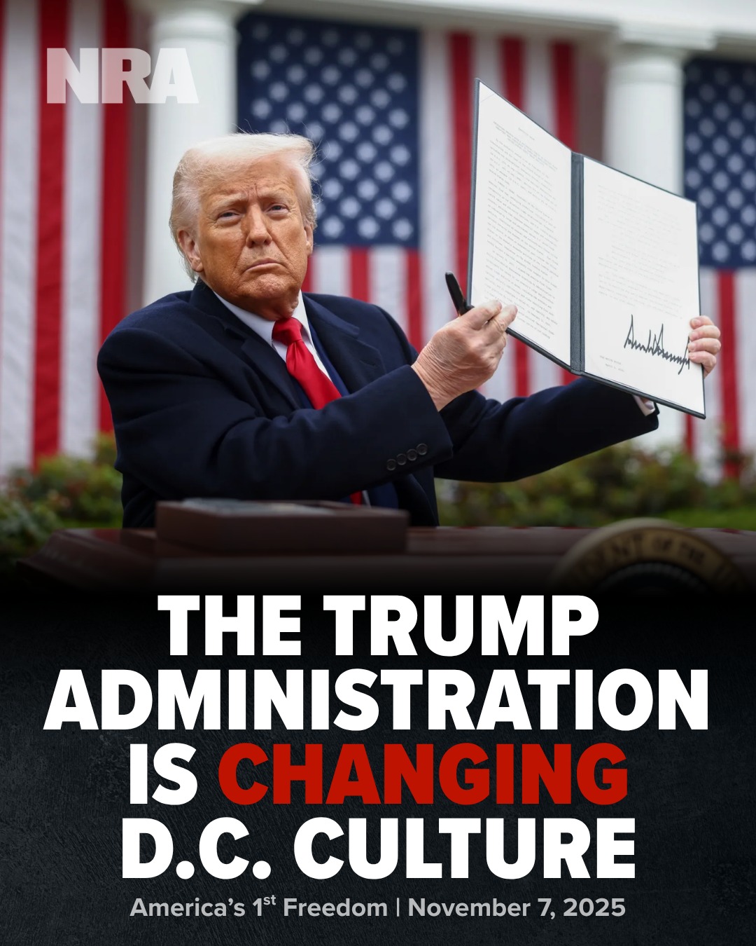 NRA - In our nation’s capital, the Trump administration is setting the ...