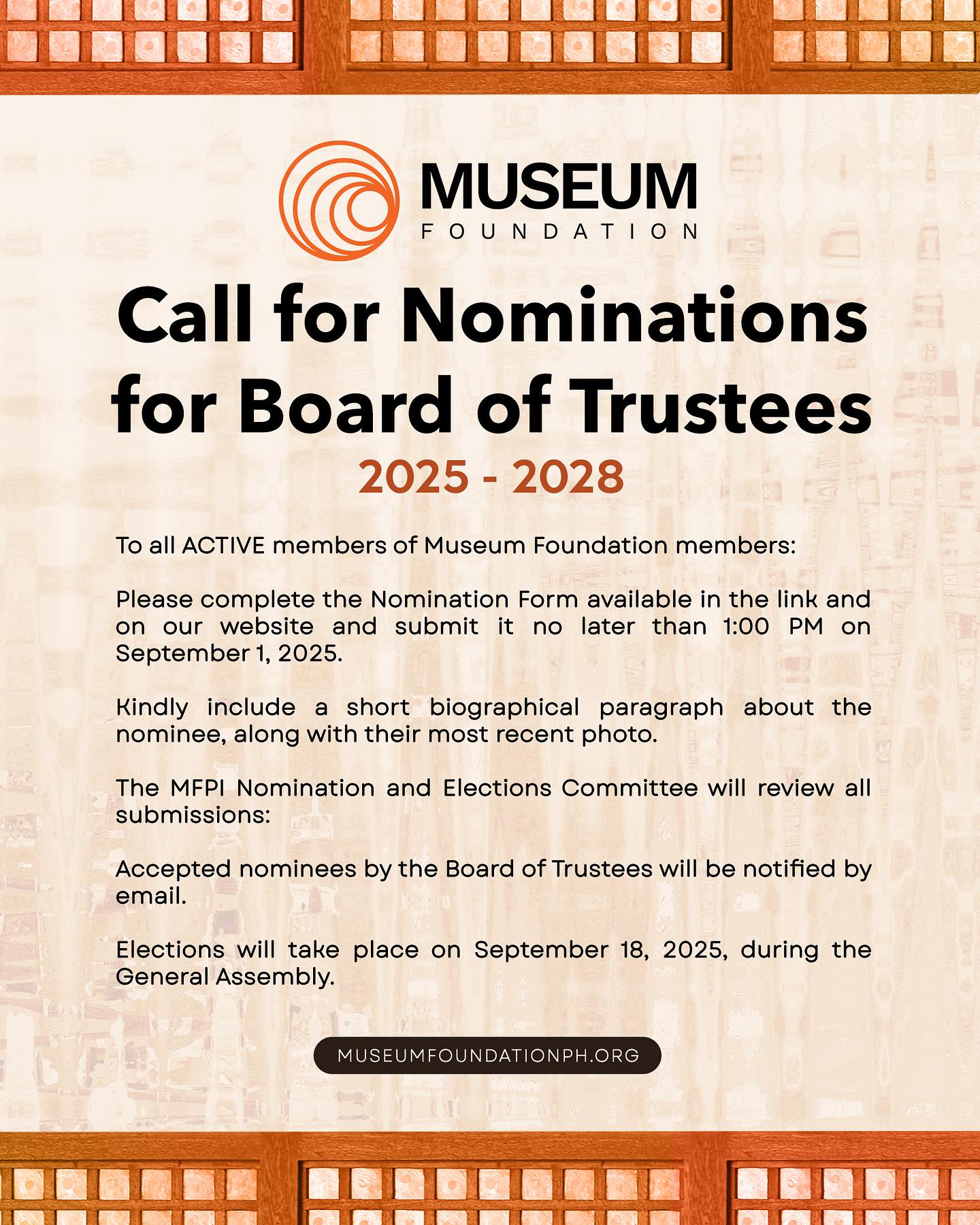 Museum Foundation... - Museum Foundation of the Philippines