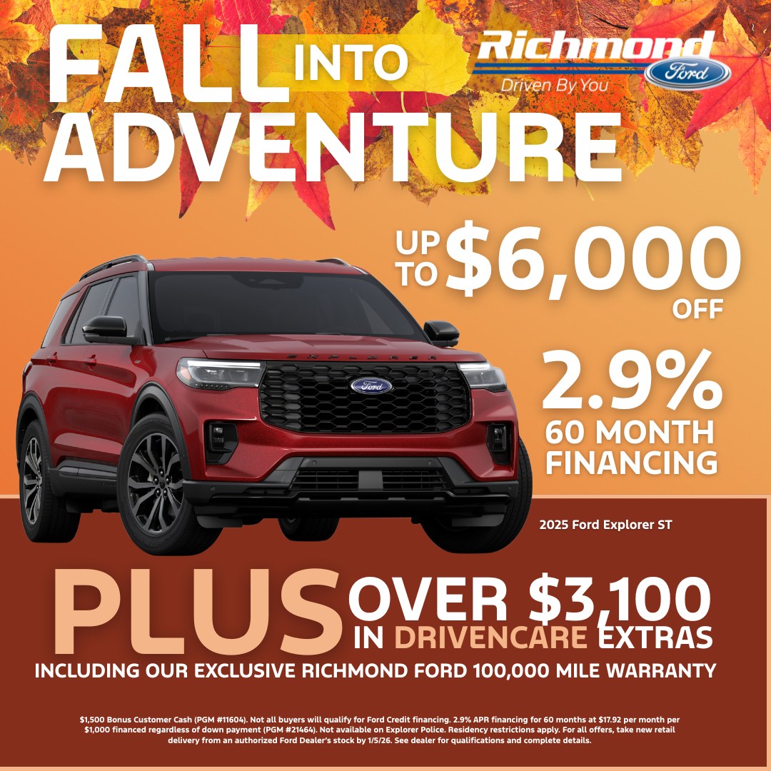 Richmond - 🍂🚗 Fall Into Adventure in a New Ford Explorer 🚗🍂 https ...