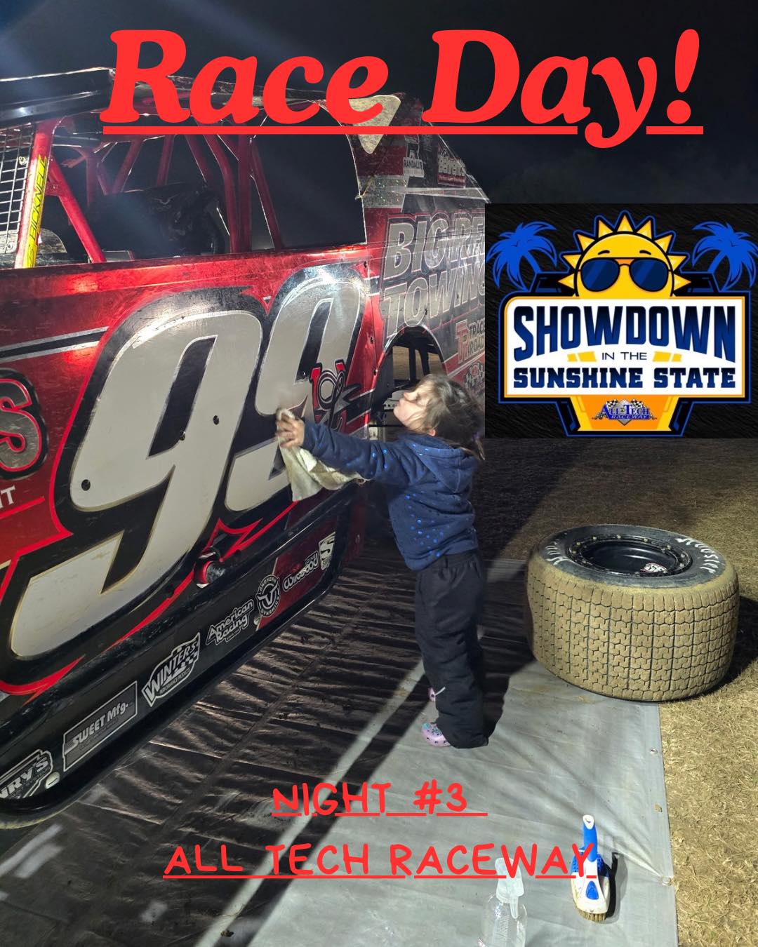 Wight - 🅽🅸🅶🅷🆃 3! Last night at All-Tech Raceway Catch the action Live ...