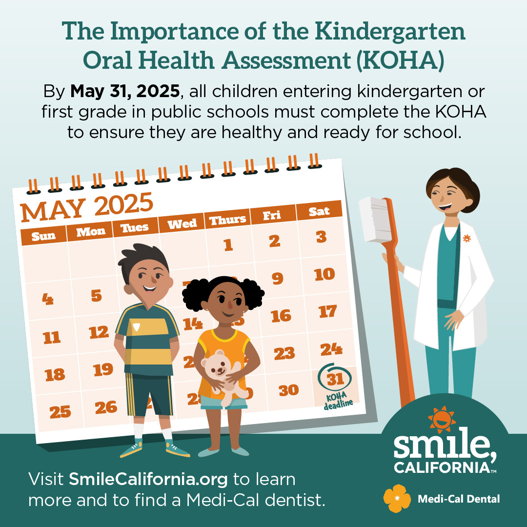 Smile, California - 🦷 The Kindergarten Oral Health Assessment (KOHA) is ...
