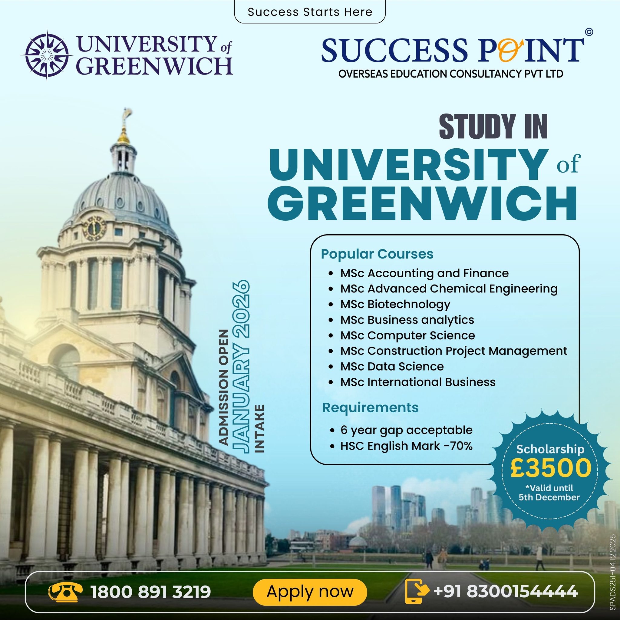 Success Point Education Consultancy | Coimbatore