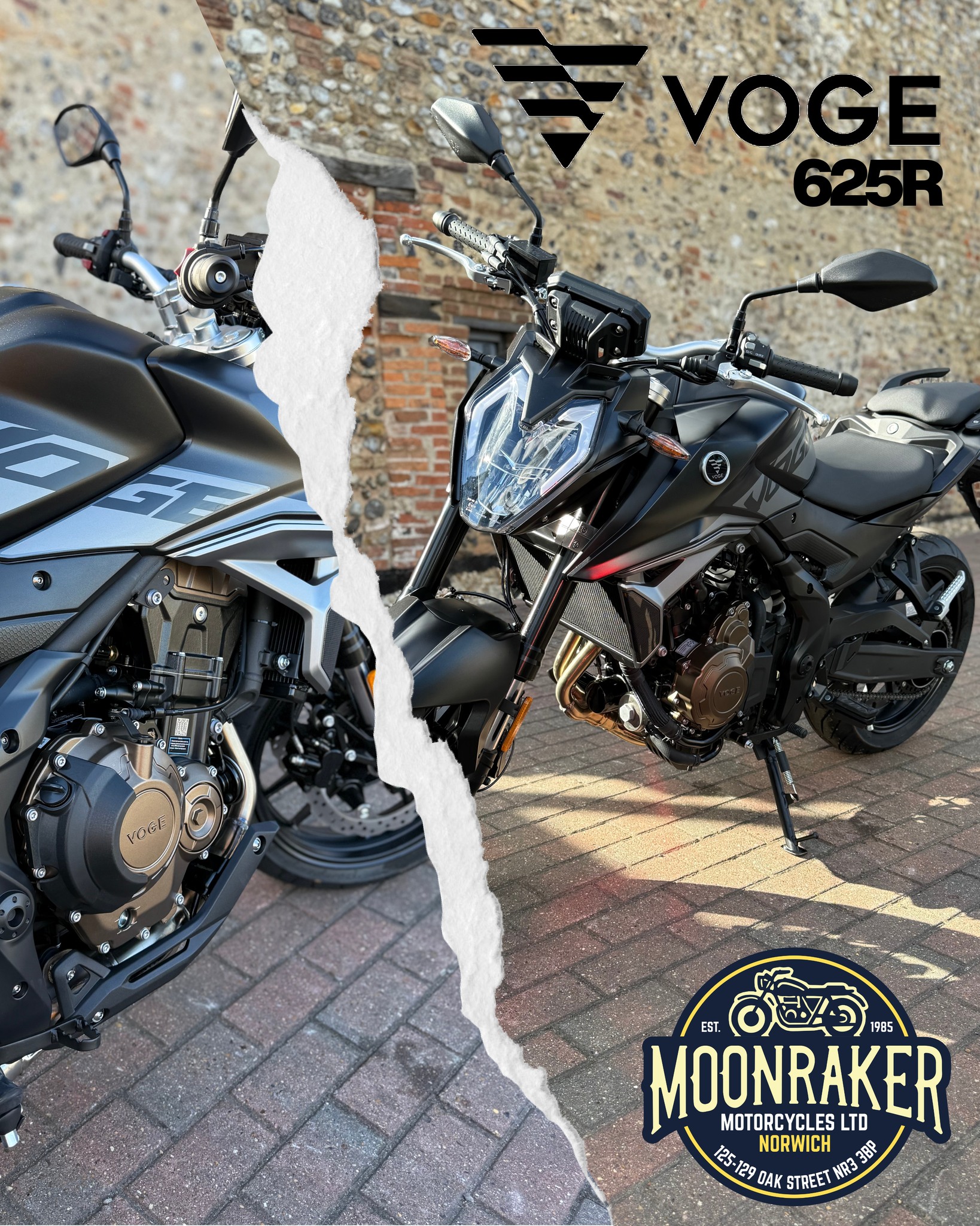 🥇 Now in stock – VOGE R625 Demo bike available here at Moonraker