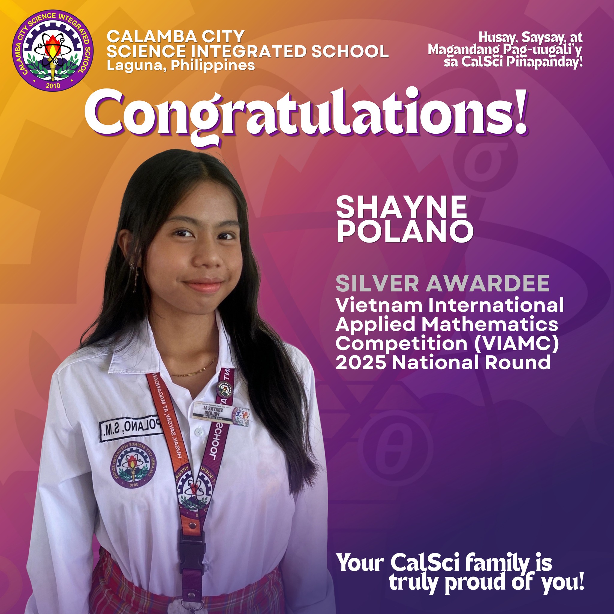 DepEd Tayo Calamba City Science Integrated School - Calabarzon | Calamba