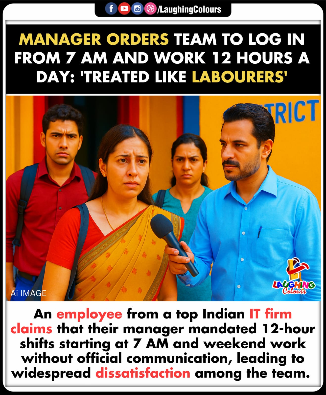 Laughing - Overworked and underpaid 😞 #WorkCulture #ITEmployees # ...