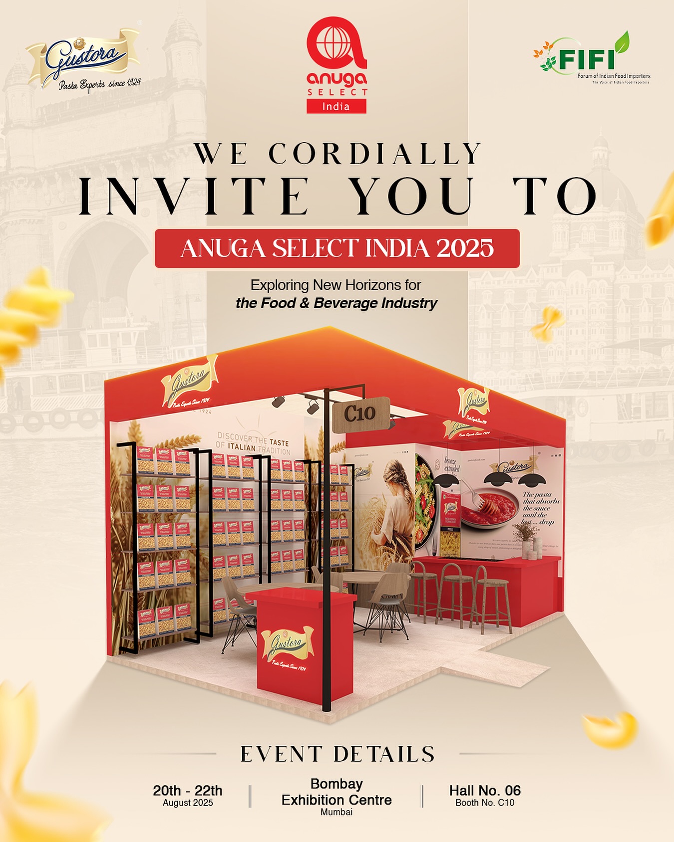 Gustora - We’re excited to invite you to Anuga Select India 2025! Join ...
