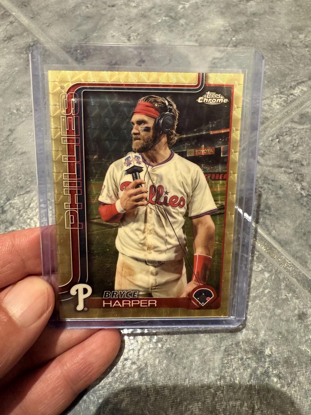 2024 Topps Bryce Harper Rainbow Refractor SP Insert – Philadelphia Phillies – Non-Auto
