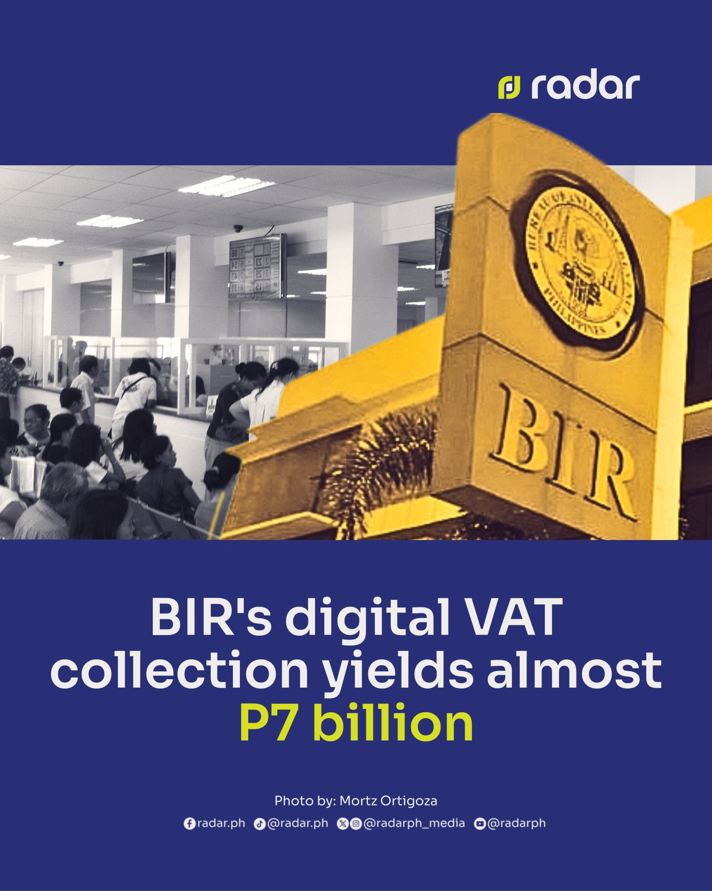 radar.ph - BIR's digital VAT collection yields almost P7 billion The ...