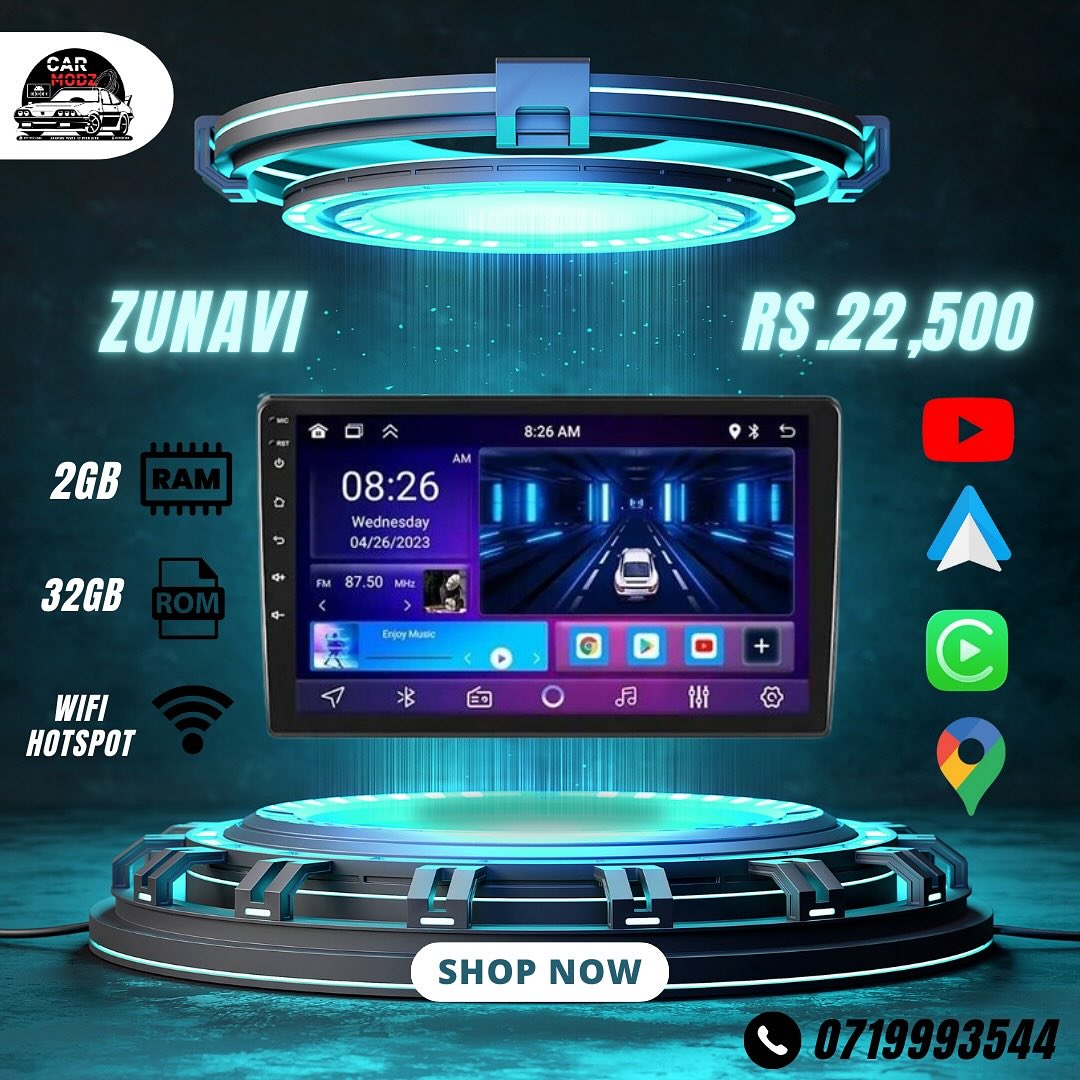 Car Modz - ZUNAVI Android player Rs.22,500 Upwards Up to... | Facebook