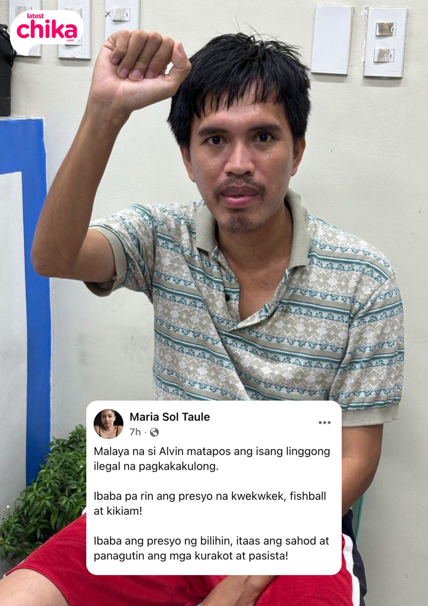 LatestChika.com - 'FISHBALL WARRIOR' FREED AFTER RALLY ARREST Alvin ...