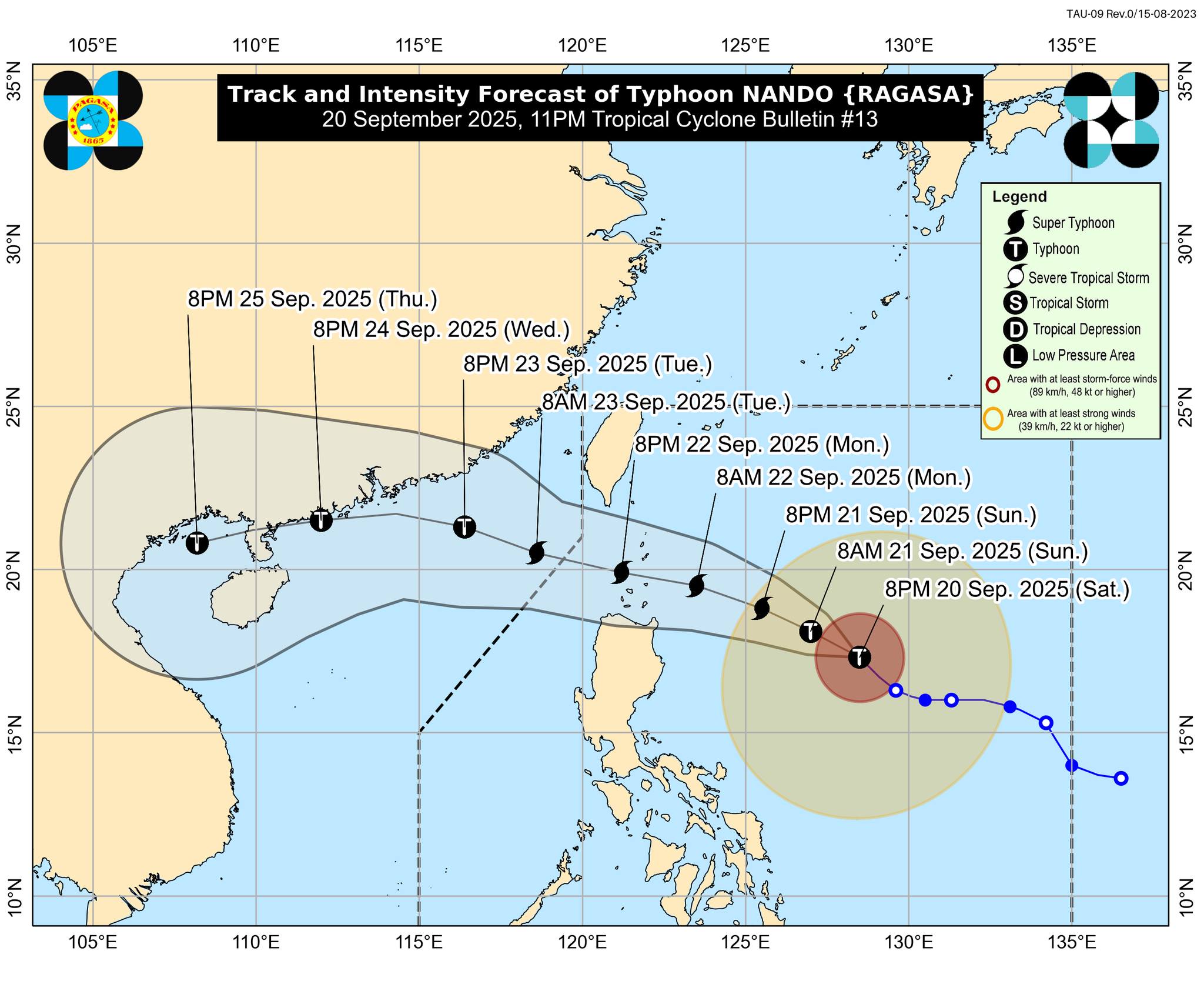 Westernpacificweather.com - DOST-PAGASA reports that TY #NandoPH (# ...