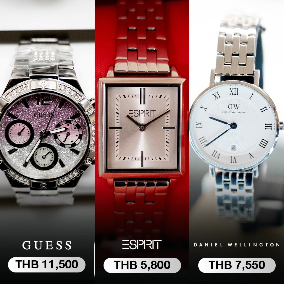 ติดหรู - ⌚️ Guess ราคา 11,500 บาท ⌚️ Espirit ราคา 5,800 บาท ⌚️ DW ราคา ...