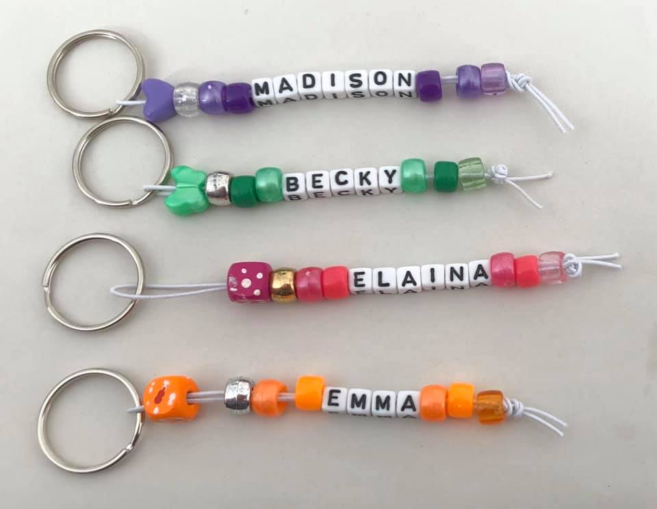 Ellies keyrings for charity