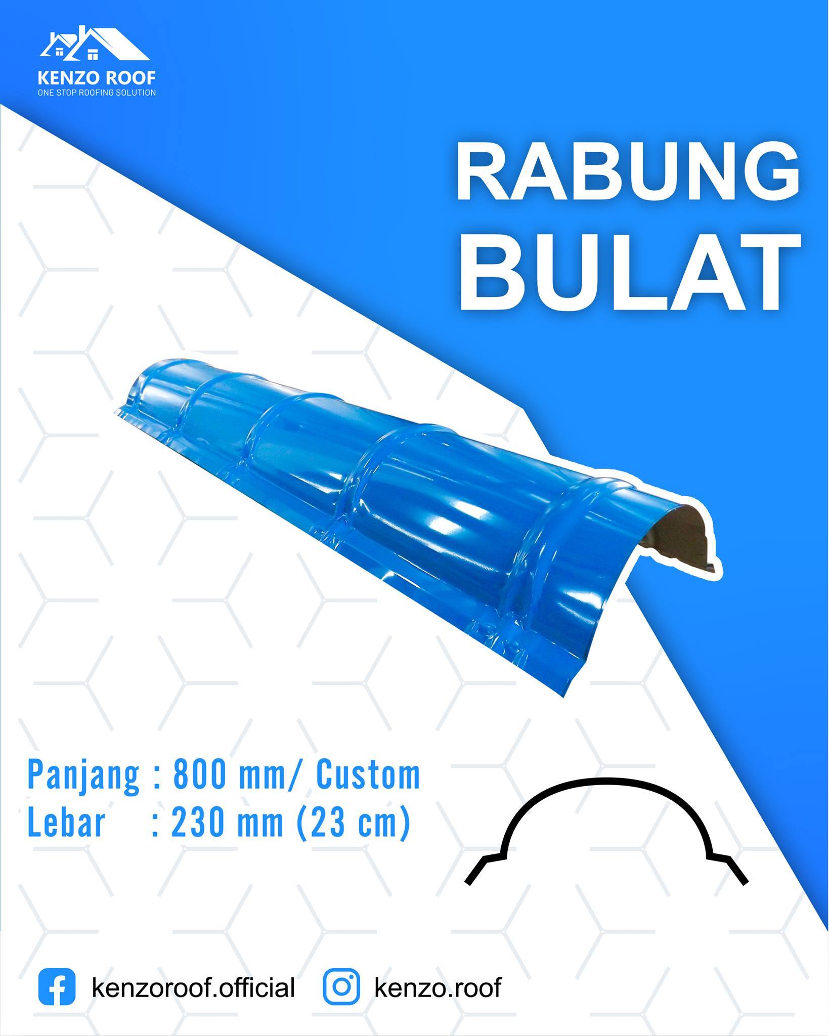 Kenzo Roof - RABUNG BULAT • Rasanya kurang lengkap atap rumat tanpa ...