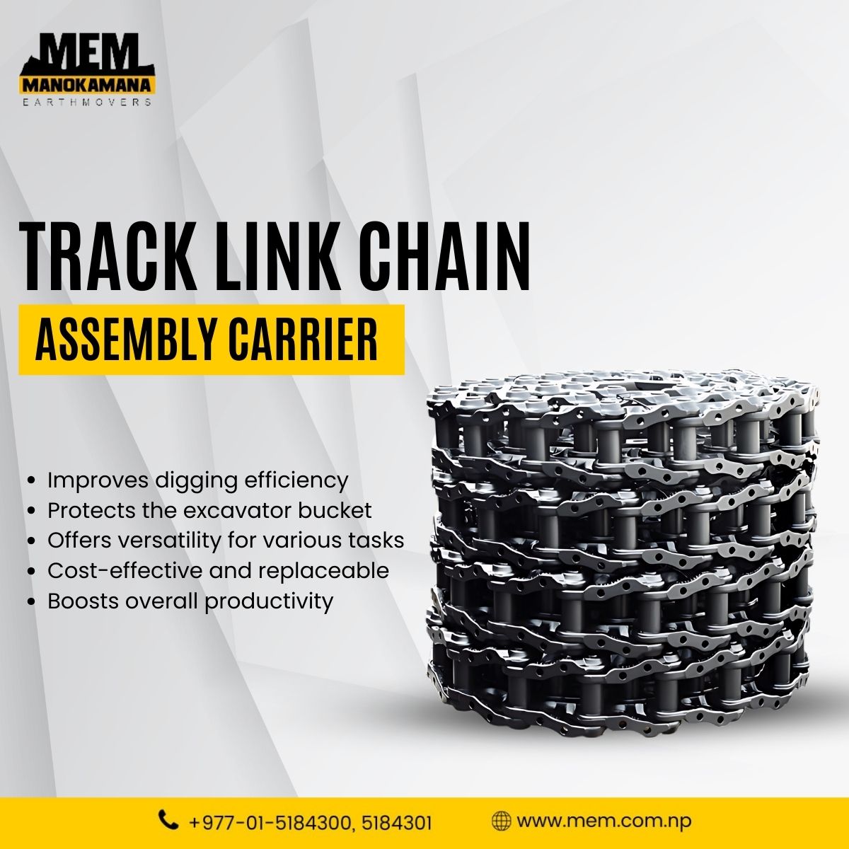Manokamana - Ensure optimal performance and durability with MEM’s Track ...