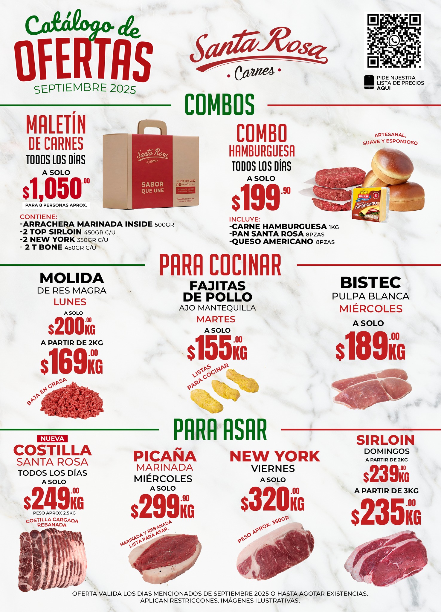 Carnes - 🥩 ¡𝗦𝗲𝗽𝘁𝗶𝗲𝗺𝗯𝗿𝗲 𝘀𝗮𝗯𝗲 𝗮 𝗖𝗮𝗿𝗻𝗲𝘀 𝗦𝗮𝗻𝘁𝗮 𝗥𝗼𝘀𝗮! 🇲🇽🎉 Tenemos la mejor ...