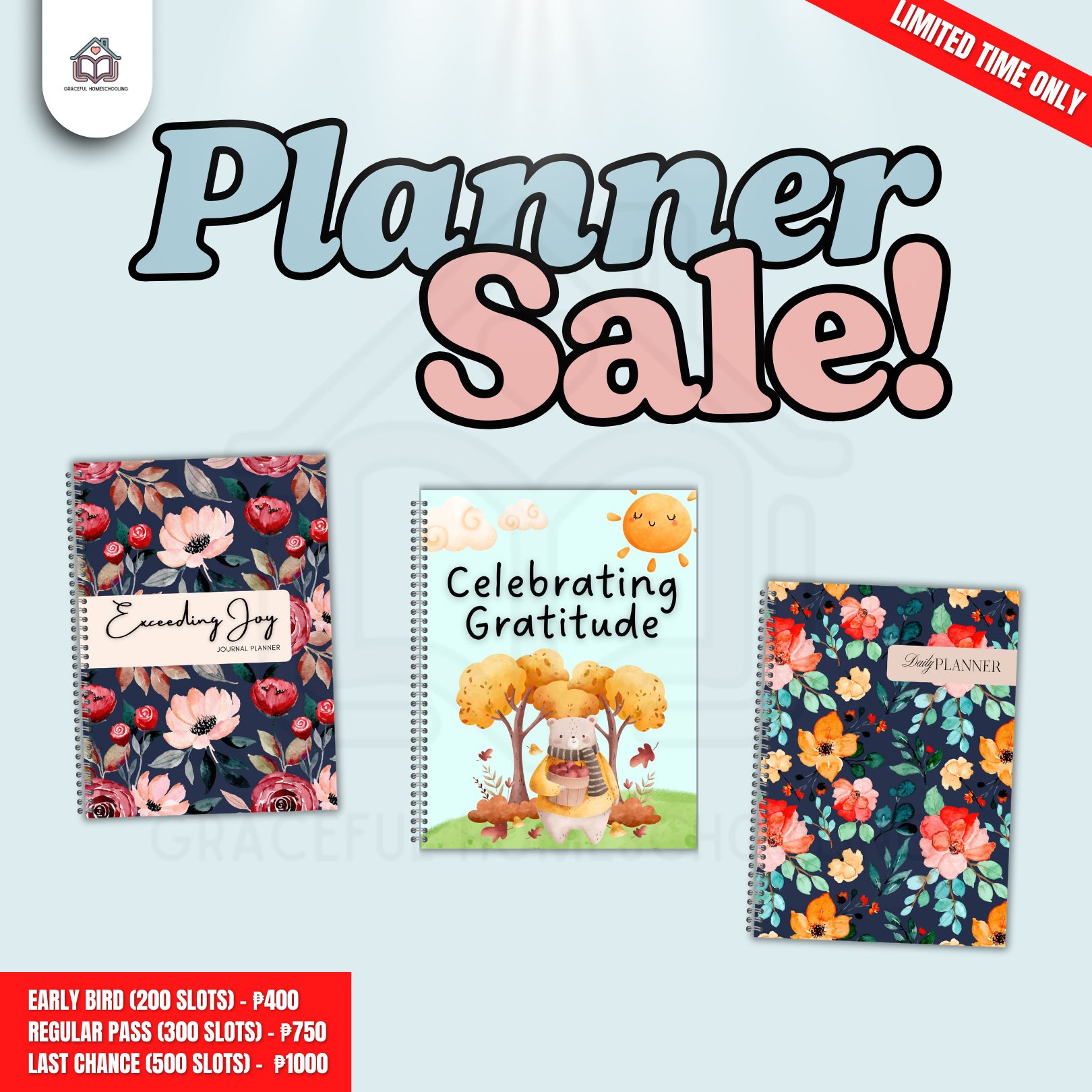 PLANNER BUNDLE SALE Planner... - Graceful Homeschooling | Facebook